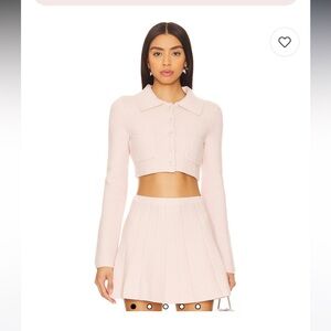 MAJORELLE Pink Mini Skater Skirt Set